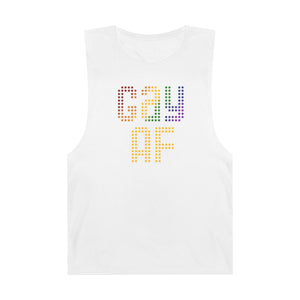Gay AF Unisex Barnard Tank