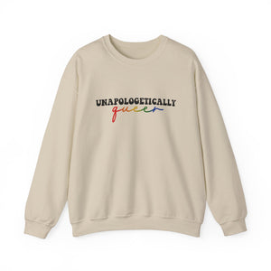 Unapologetically Queer Unisex Heavy Blend Crewneck Sweatshirt