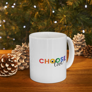 Choose Love Ceramic Mug, LGBTQ Mug, Equality Gift, Gay Pride Gift, Gay Pride Mug, Gay Rights, LGBTQ, Equal Rights mug, Queer gift