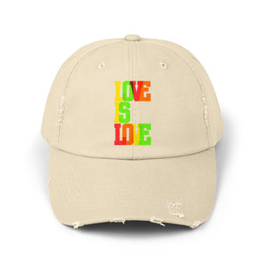 Love Is Love Distressed Cap, Gay Pride Cap, Equal Rights Cap, Queer gift, Perfect gift, Pride Rainbow Hat, Pride Cap