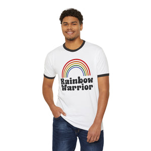 Rainbow Warrior Unisex Cotton Ringer T-Shirt