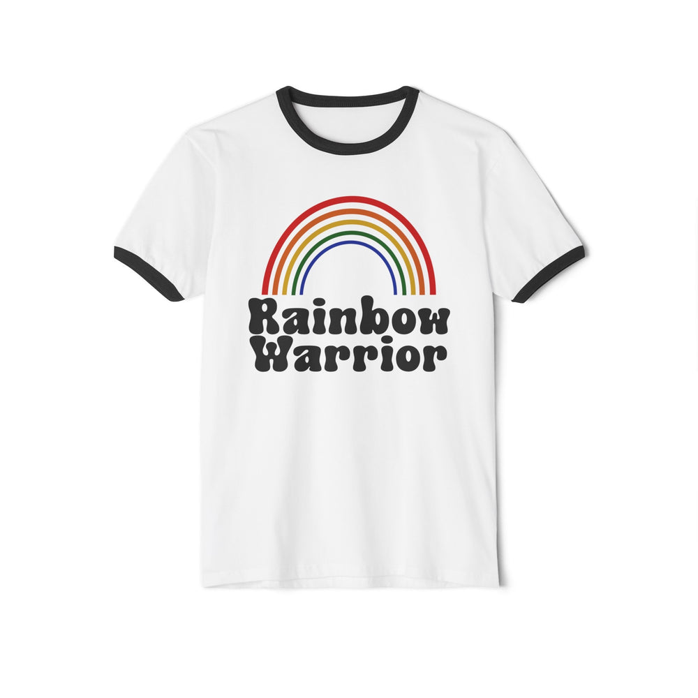 Rainbow Warrior Unisex Cotton Ringer T-Shirt