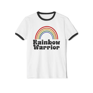 Rainbow Warrior Unisex Cotton Ringer T-Shirt