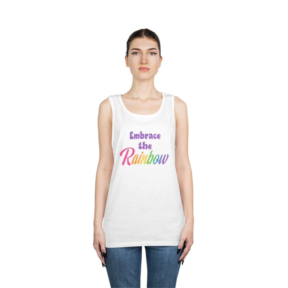 Embrace The Rainbow Unisex Heavy Cotton Tank Top