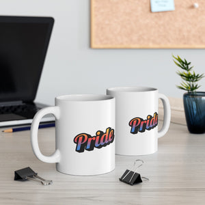 Pride Retro Ceramic Mug, LGBTQ Mug, Equality Gift,  Equal Rights mug, Queer gift, Gift Mug, Coffee Mug