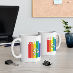 Pride Rainbow Gay Gender Ceramic Mug, LGBTQ Mug, Equality Gift, Gay Pride Gift, Gay Pride Mug, Gay Rights