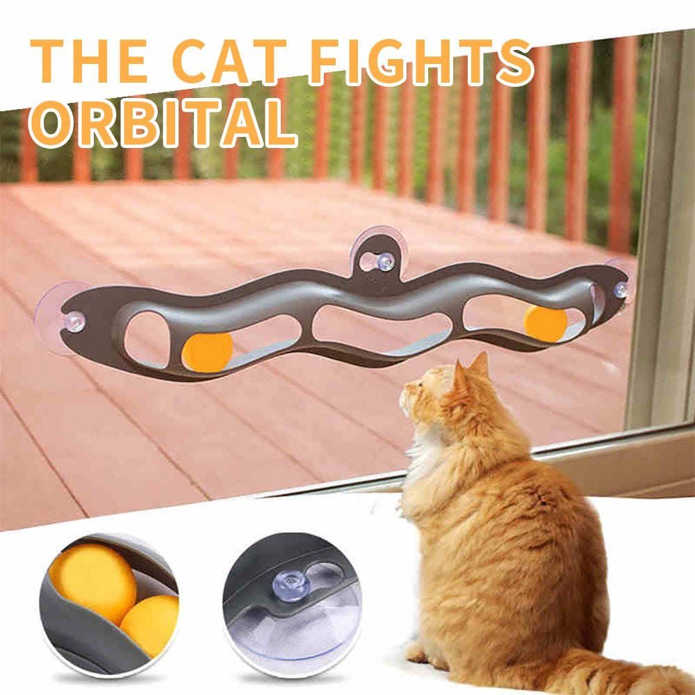 BALLS IN TUNNEL Cat Toy