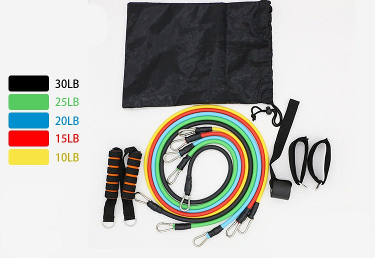 11 PCS Resistance Band Set