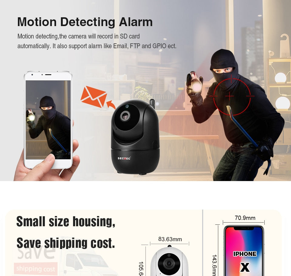 Wireless Auto Tracking 1080P Camera