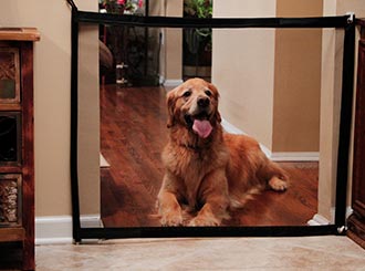 Portable Mesh Dog Gate