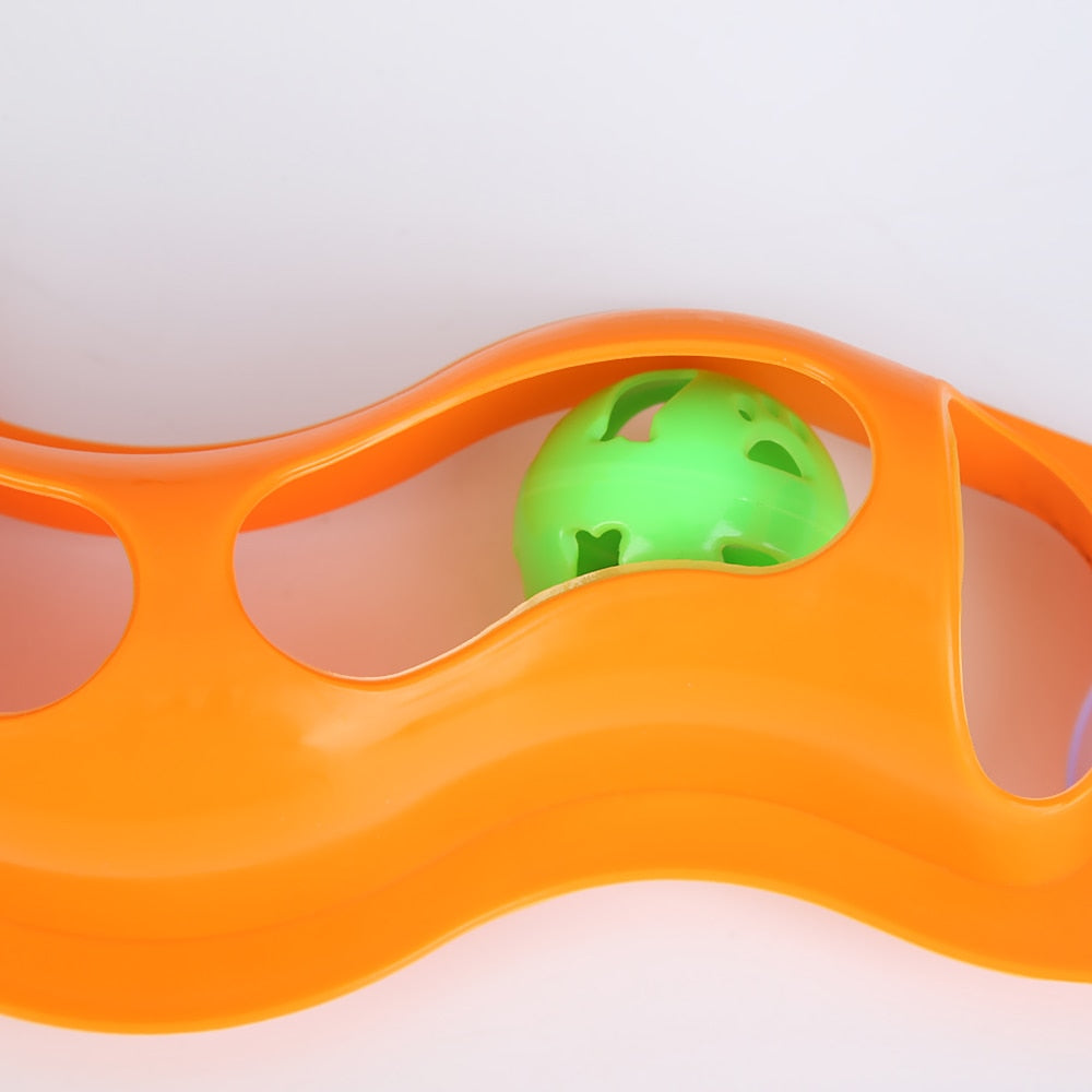 BALLS IN TUNNEL Cat Toy