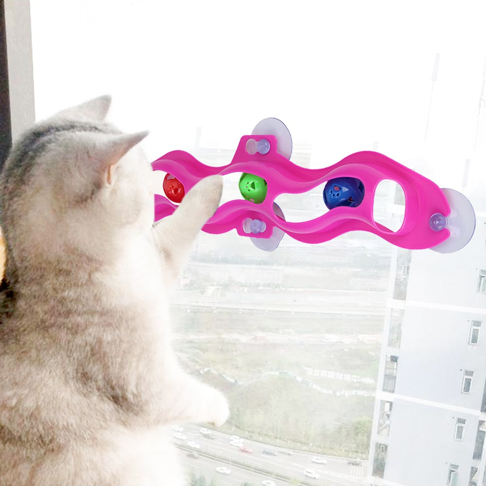 BALLS IN TUNNEL Cat Toy