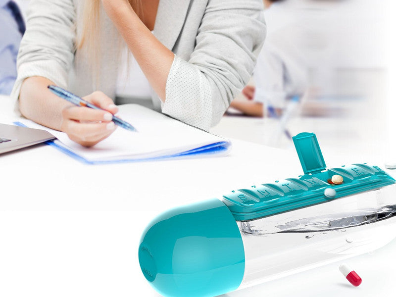 Plastic Water Bottle Pill Organizer