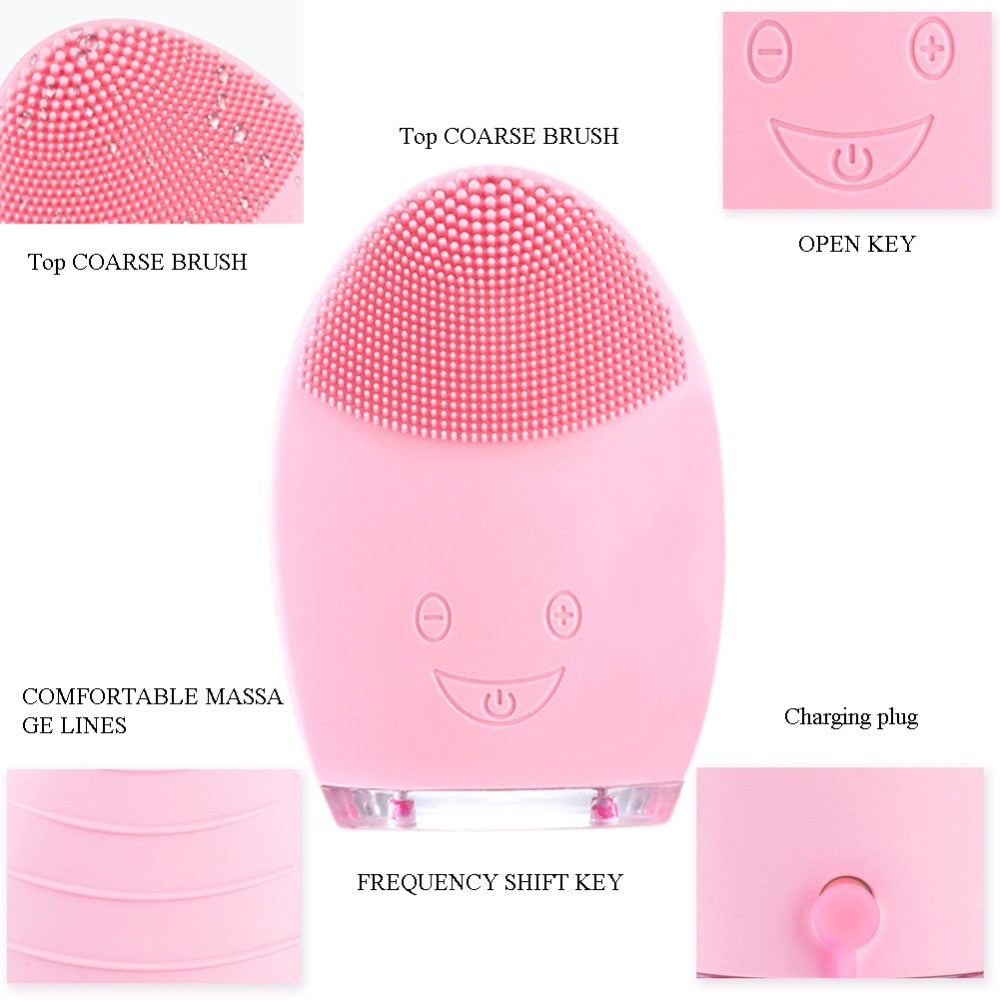 Facial Cleansing Sonic Brush