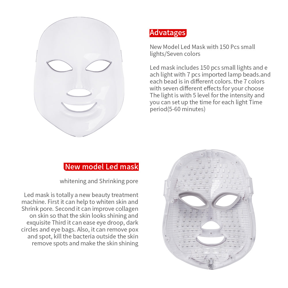 Light Therapy LED Facial Mask