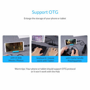 4 Ports USB Splitter
