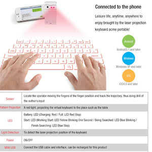 Bluetooth Laser Keyboard