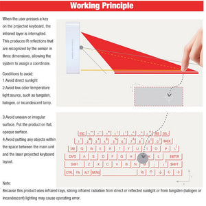 Bluetooth Laser Keyboard