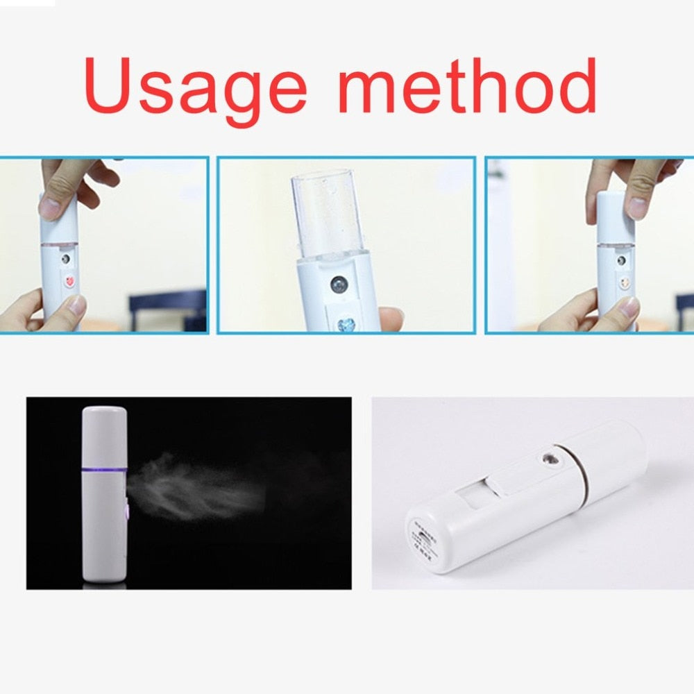 Portable Nano Facial Steamer & Moisturizer