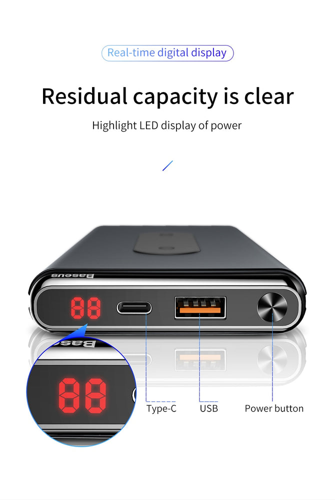 Wireless Power Bank Charger