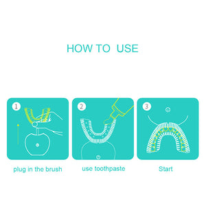 360 Degree Automatic Sonic Toothbrush