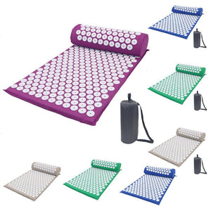 Acupressure Muscle Relief Yoga Mat + Pillow