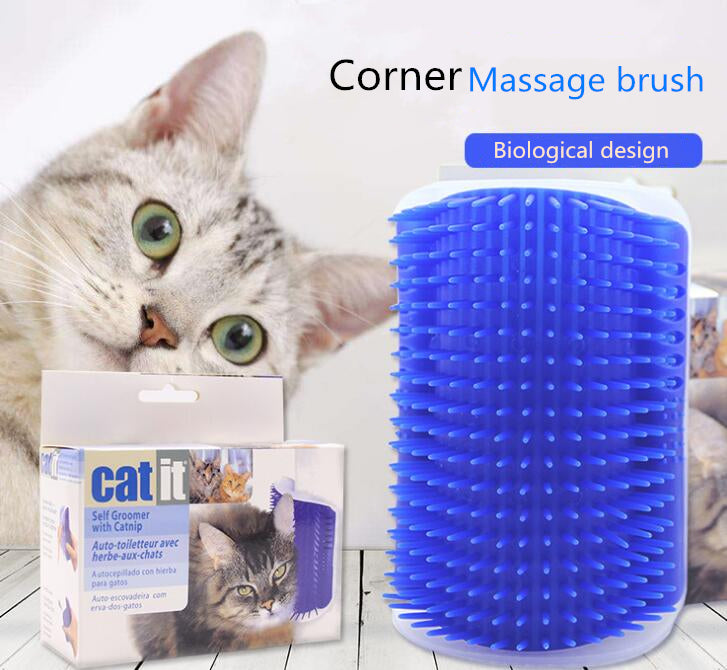 Self-Grooming Corner Cat Brush