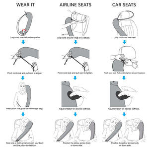 Inflatable Ergonomic Neck Pillow