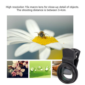 4K HD 15X Macro Lens For Smartphones