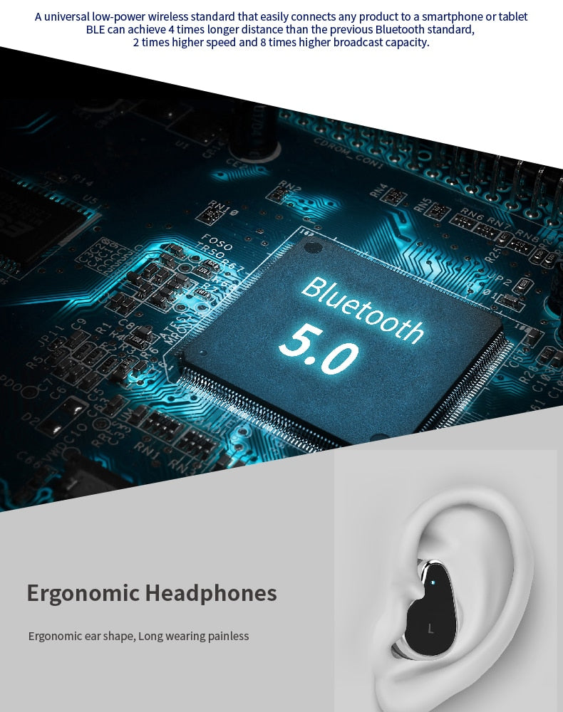 Advanced Sport Smartwatch With Bluetooth Earphone