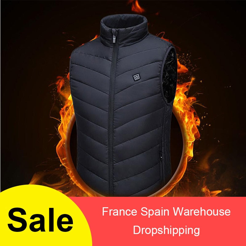 Unisex Outdoor USB Heating Jacket