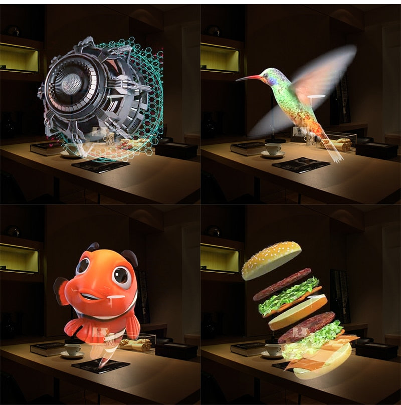 3D Holographic Air Projector