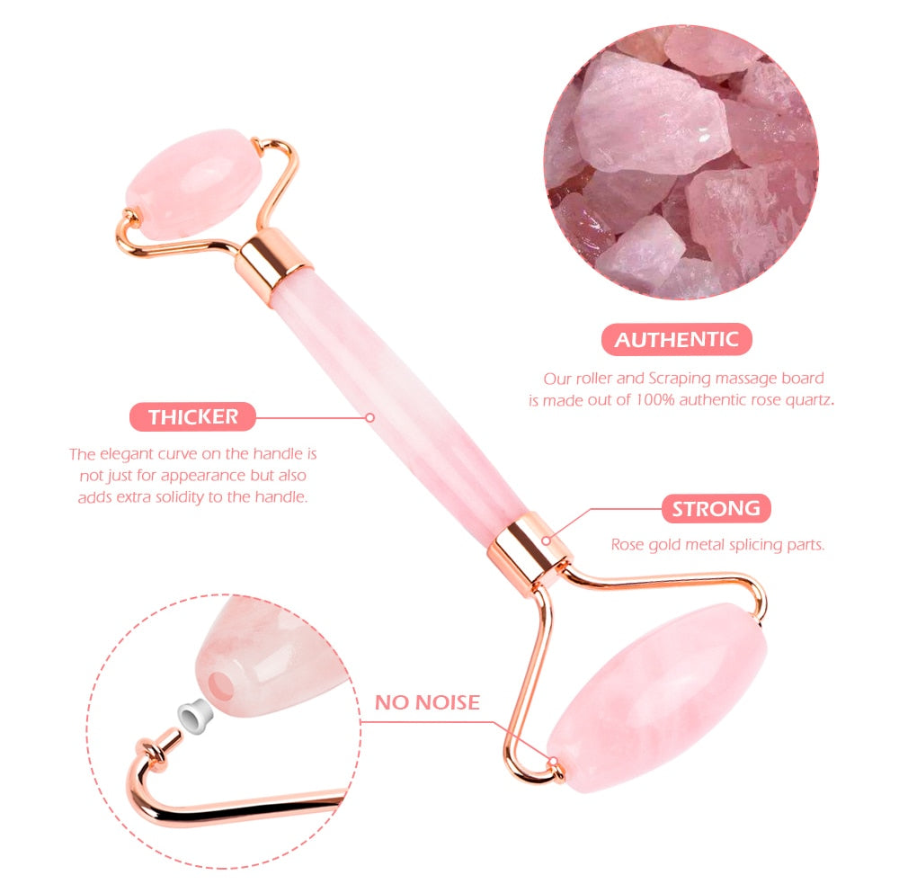 Quartz Slimming Face Massage Roller