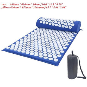 Acupressure Muscle Relief Yoga Mat + Pillow