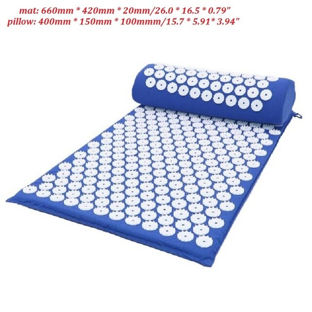 Acupressure Muscle Relief Yoga Mat + Pillow