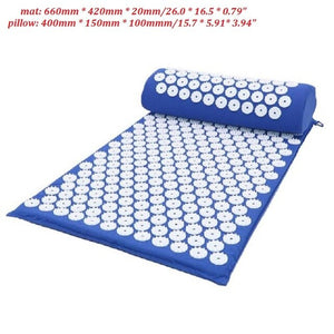 Acupressure Muscle Relief Yoga Mat + Pillow