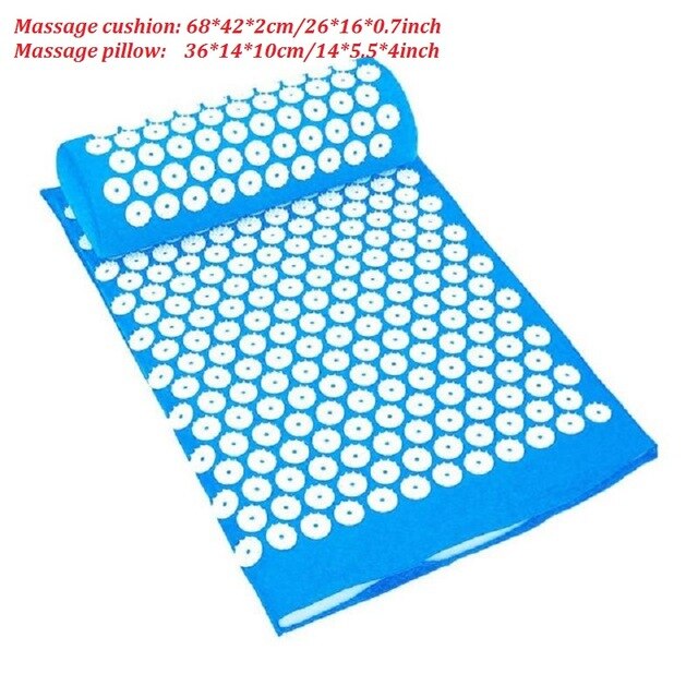 Acupressure Muscle Relief Yoga Mat + Pillow