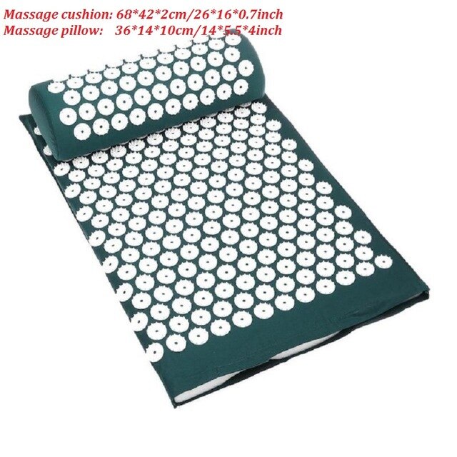 Acupressure Muscle Relief Yoga Mat + Pillow