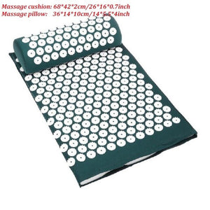 Acupressure Muscle Relief Yoga Mat + Pillow