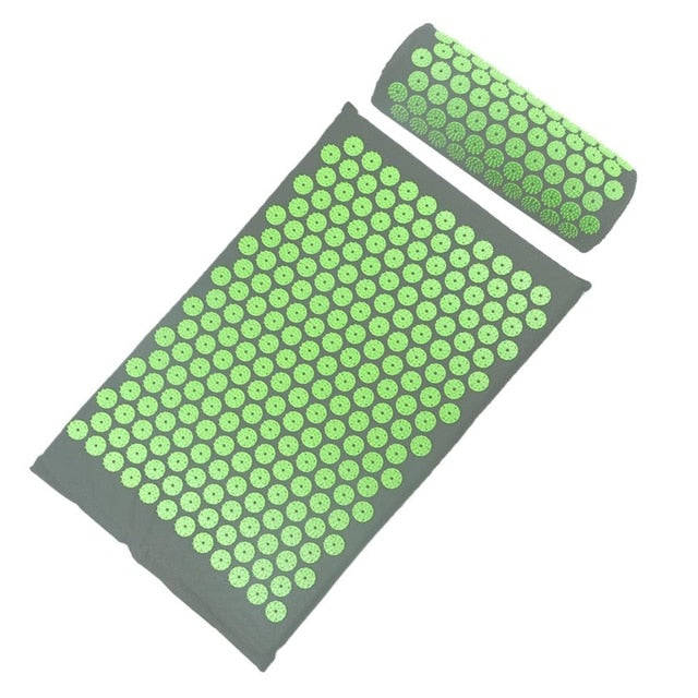Acupressure Muscle Relief Yoga Mat + Pillow