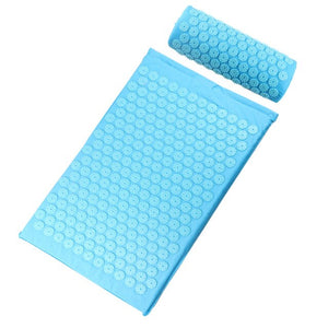 Acupressure Muscle Relief Yoga Mat + Pillow