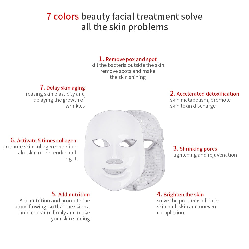 Light Therapy LED Facial Mask