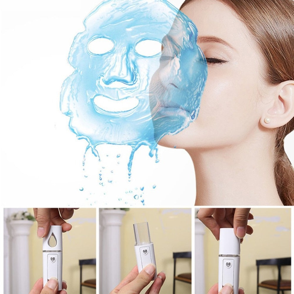 Portable Nano Facial Steamer & Moisturizer
