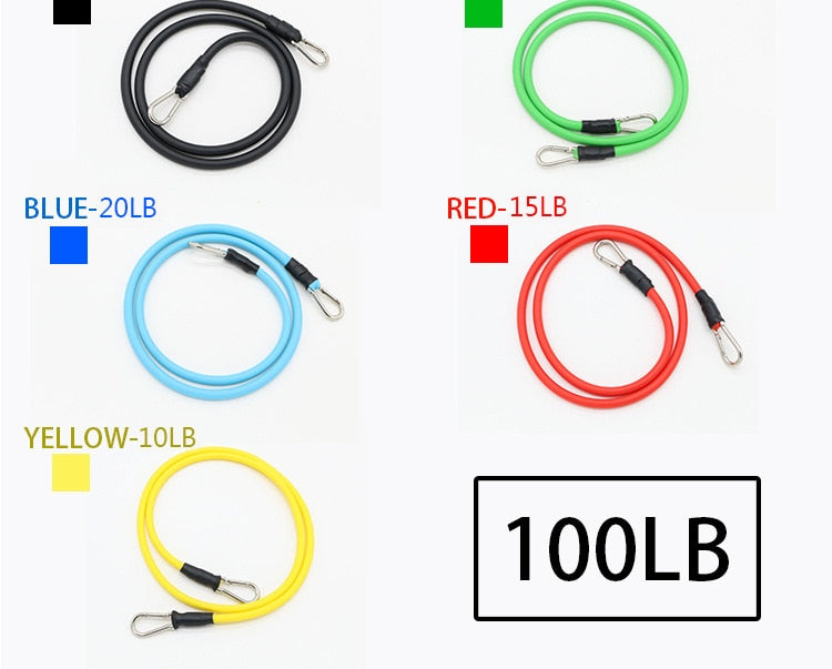 11 PCS Resistance Band Set